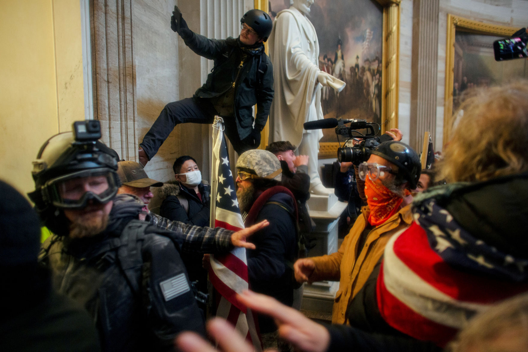 FILE PHOTO: Trump supporters breach the U.S. Capitol (copy)